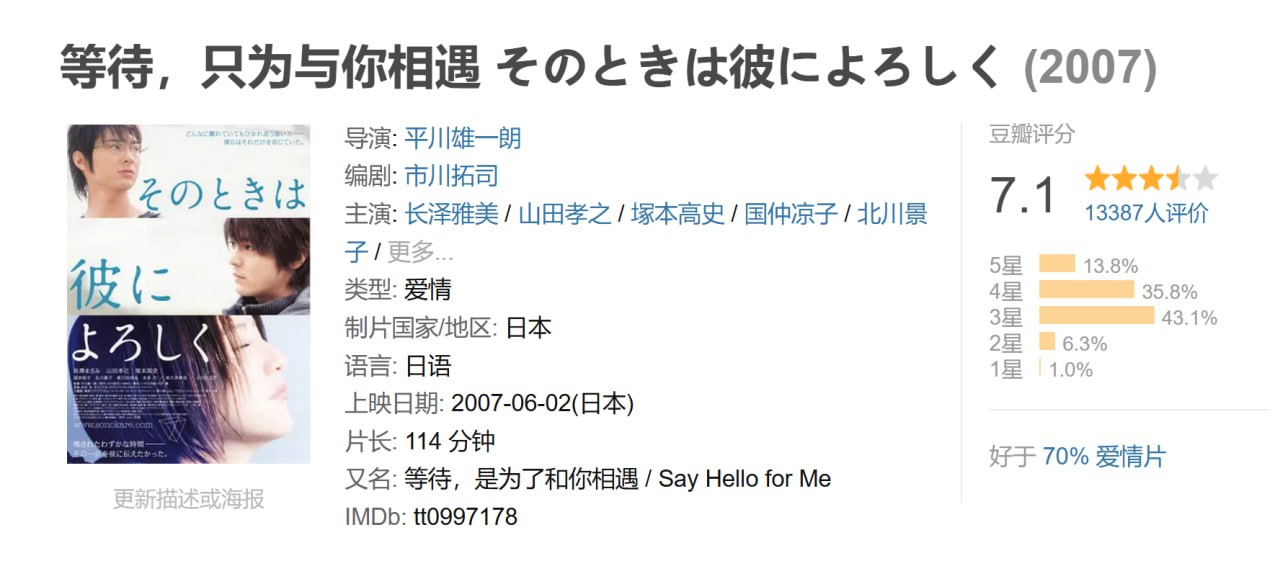 等待 只为与你相遇2007 - 夸克网盘 资源封面图
