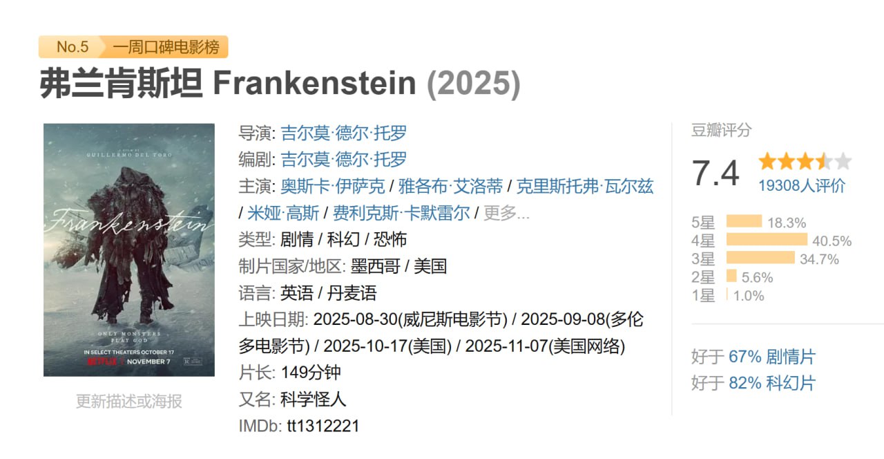 弗兰肯斯坦 Frankenstein（2025） - 夸克网盘 资源封面图