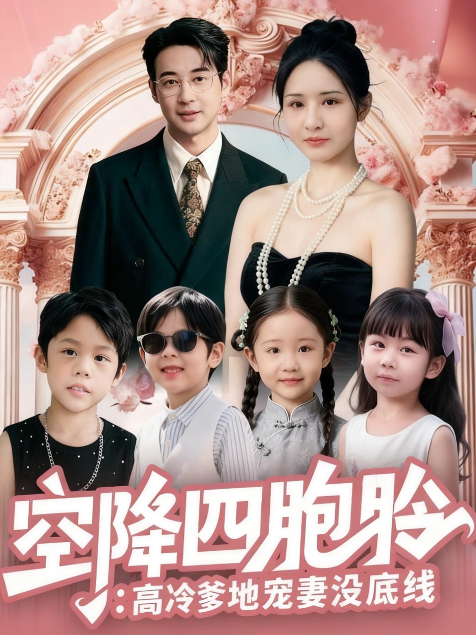 空降四胞胎高冷爹地宠妻没底线（75集）丁映智&王晶晶|短剧 - 百度网盘 资源封面图