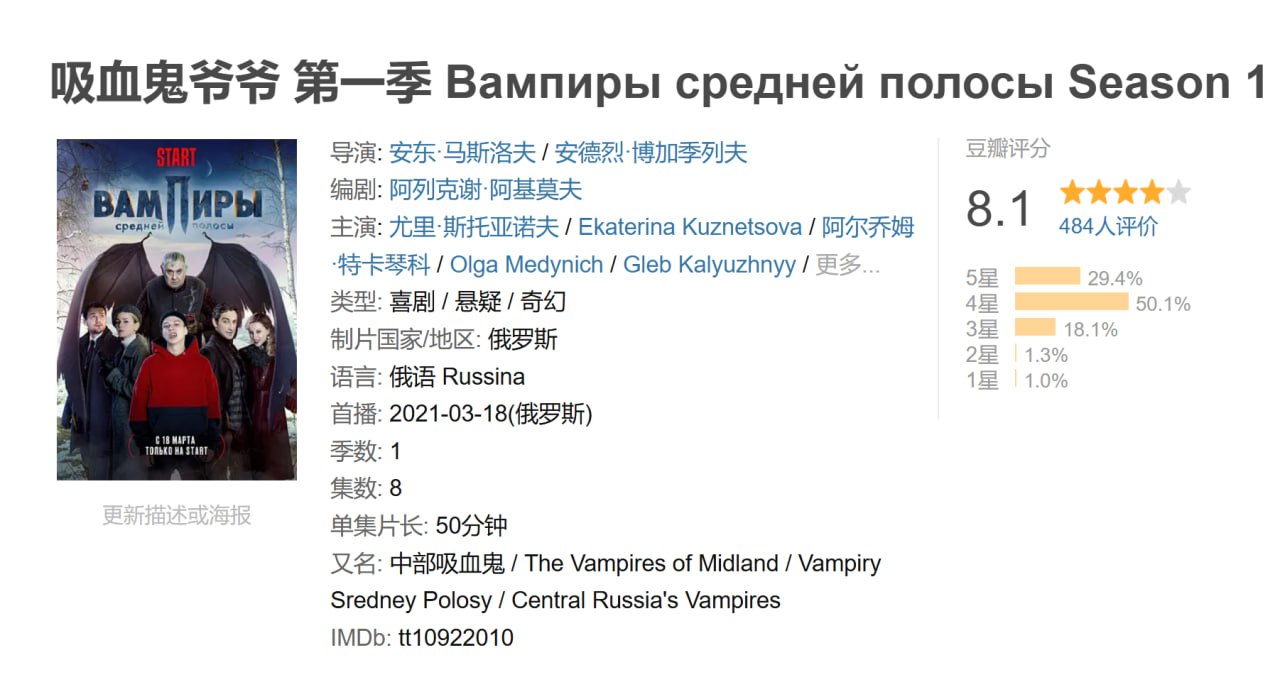 吸血鬼爷爷第一季 Вампиры средней полосы (2021) - 夸克网盘 资源封面图