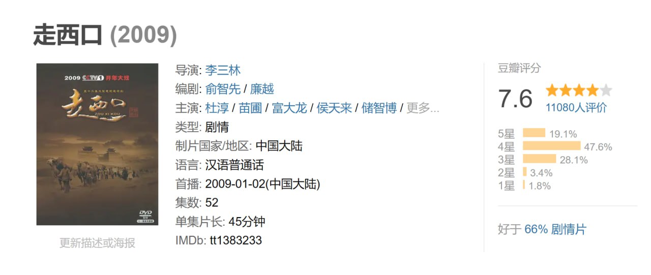 走西口 2009 - 夸克网盘 资源封面图
