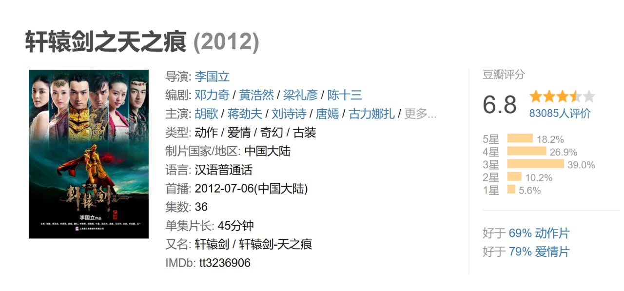 轩辕剑之天之痕 4K全31集 - 夸克网盘 资源封面图