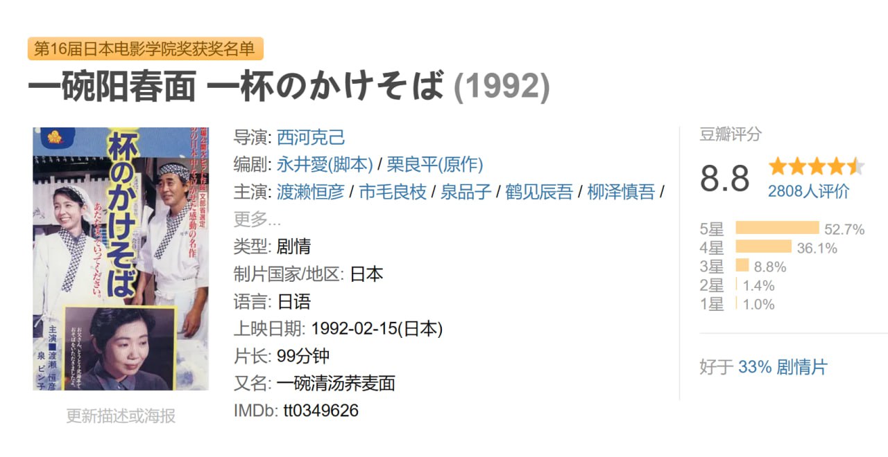 一碗阳春面 - 夸克网盘 资源封面图