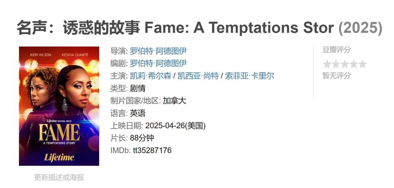 名声：诱惑的故事 - 夸克网盘 资源封面图