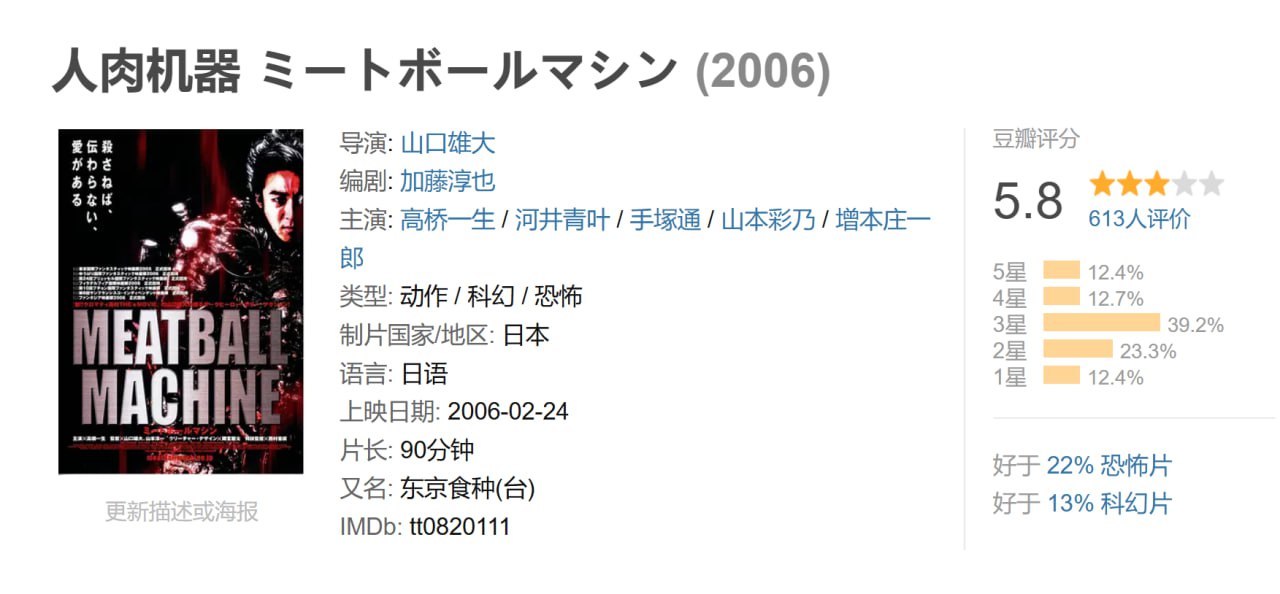 R 人rou机器 ミートボールマシン (2006) 1080P 内封中字 - 夸克网盘 资源封面图