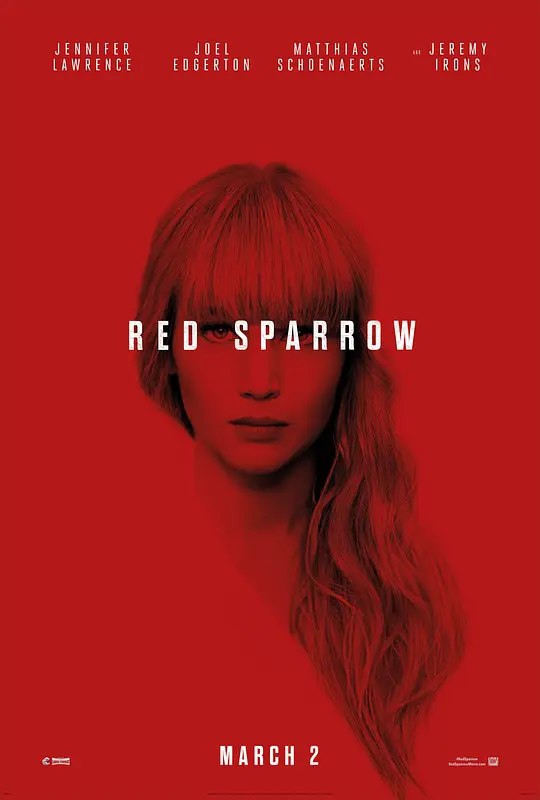 红雀 Red Sparrow (2018)【UHD.BluRay.2160p.TrueHD.Atmos.7.1.DV.HDR.HEVC.HYBRID.REMUX 内封简繁英多国字幕 詹妮弗·劳伦斯】 - 百度网盘 资源封面图
