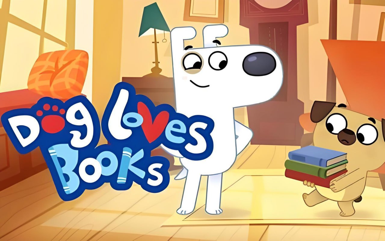 BBC英语启蒙动画《狗狗爱读书 Dog Loves Books》 - 夸克网盘 资源封面图