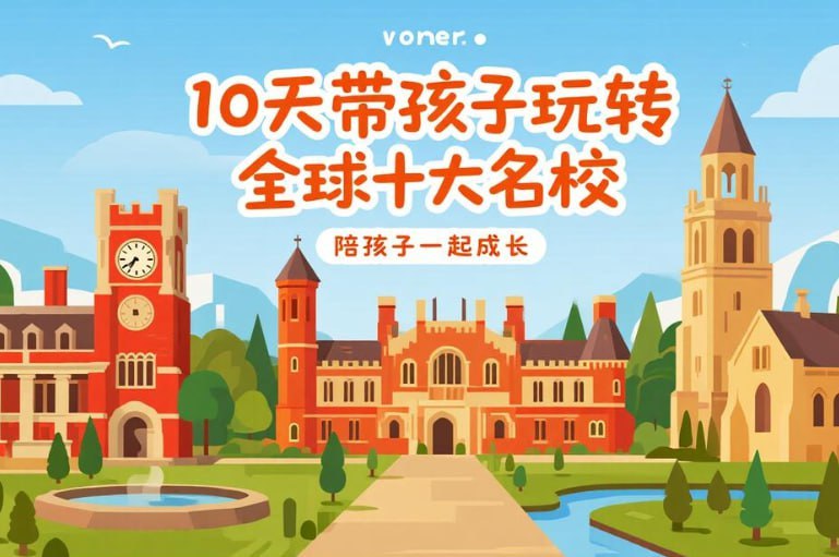 10天带孩子玩转全球十大名校，青少年名校启蒙与成长规划课 - 百度网盘 资源封面图