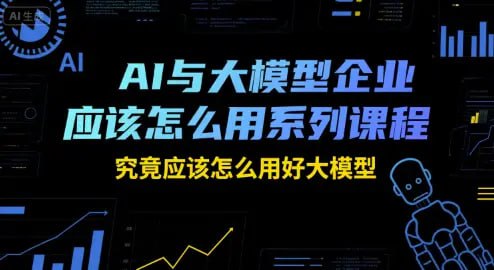 瑞克老张：AI与大模型企业应该怎么用系列课程 - 阿里云盘 资源封面图