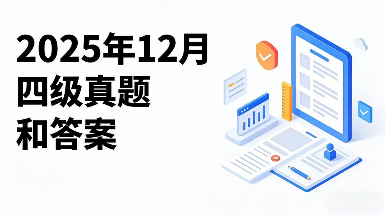 2025年12月四级真题和答案 - 百度网盘 资源封面图