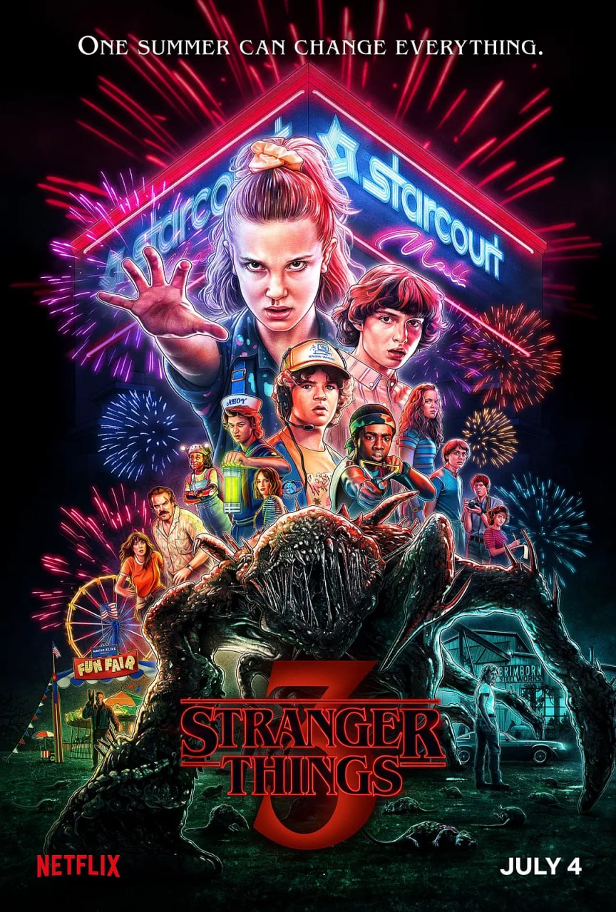 怪奇物语 第三季 Stranger Things Season 3 (2019) - 夸克网盘 资源封面图